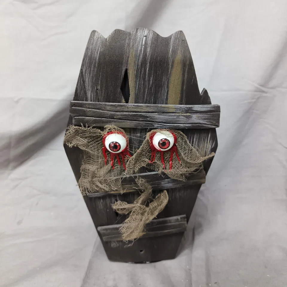 WALKING ANIMATED COFFIN WITH SOUND