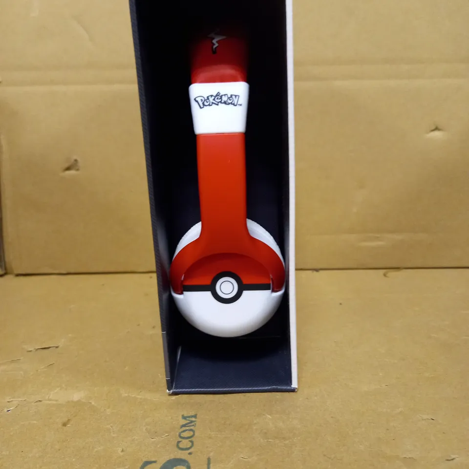 CHILDREN'S HEADPHONES, SOUND-LIMITED TO 85 DB, POKEMON, 3-7 YEARS