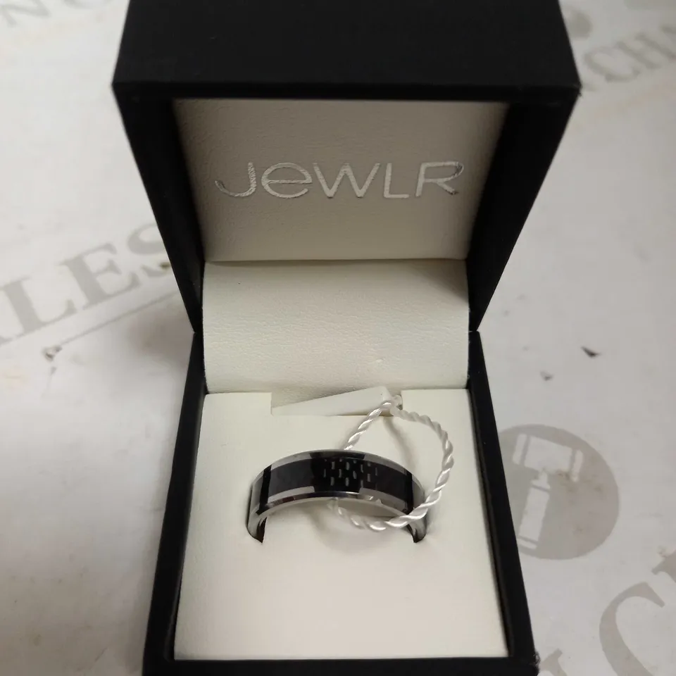 JEWLR CARBON FIBRE TUNGSTEN RING