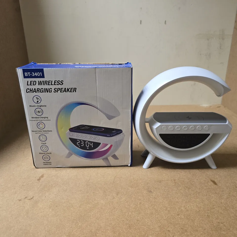 LED WIRELESS CHARGING SPEAKER BT-3401 BOXED