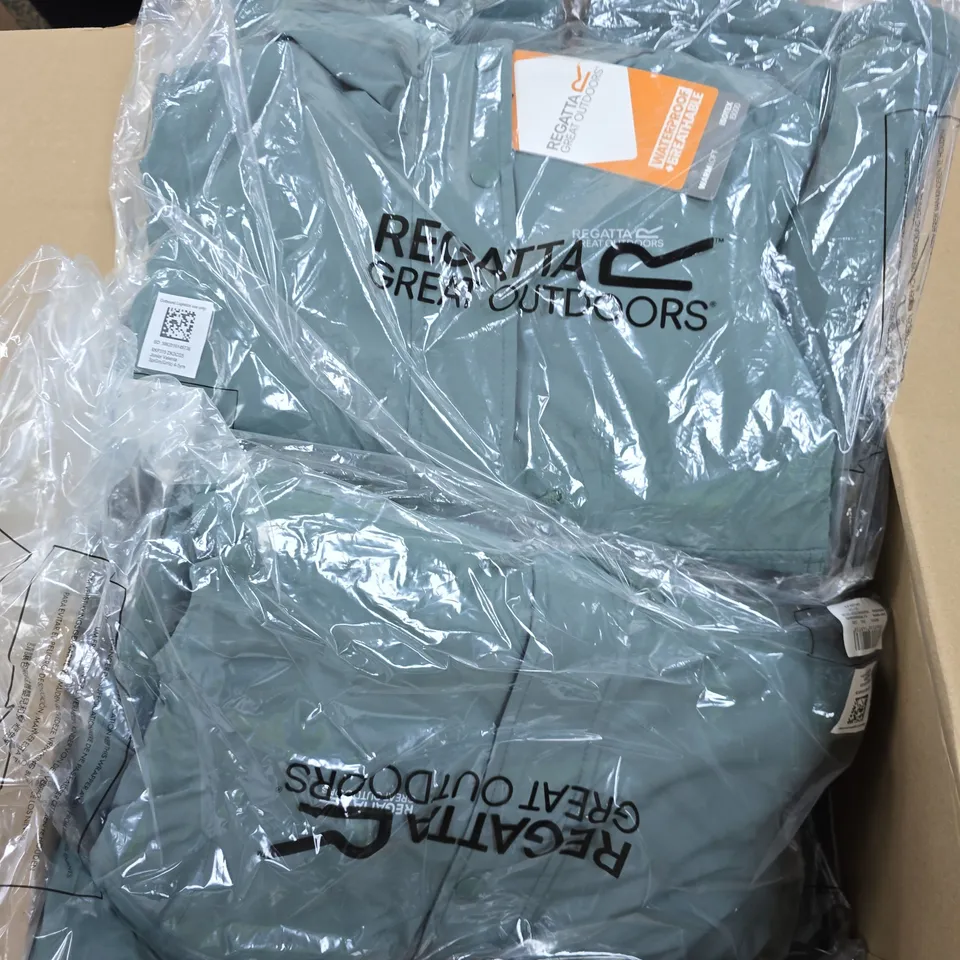 APPROXIMATELY 7 BRAND NEW REGATTA CHILDRENS VALENTA JACKETS - 4-5YRS