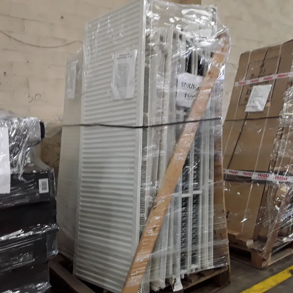 PALLET OF APPROXIMATELY 14 DESIGNER BRANDED RADIATORS