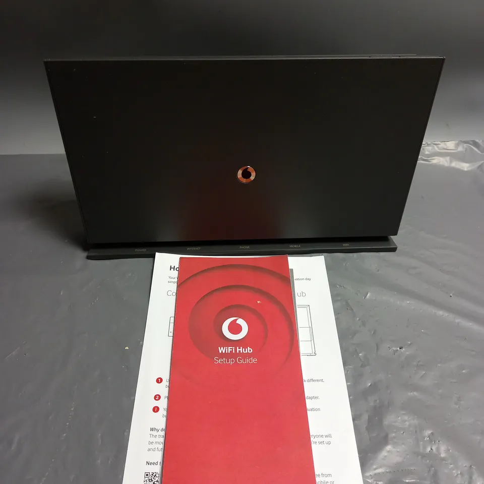 BOXED VODAFONE WI-FI HUB WITH ACCESSORIES GREY
