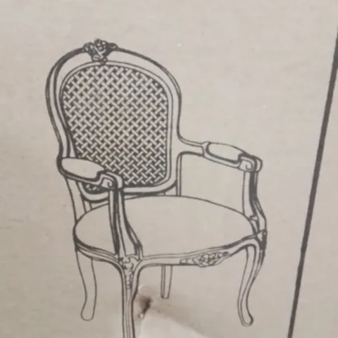 BRAND NEW HOMESDIRECT365 LOUIS XV ARM CHAIR