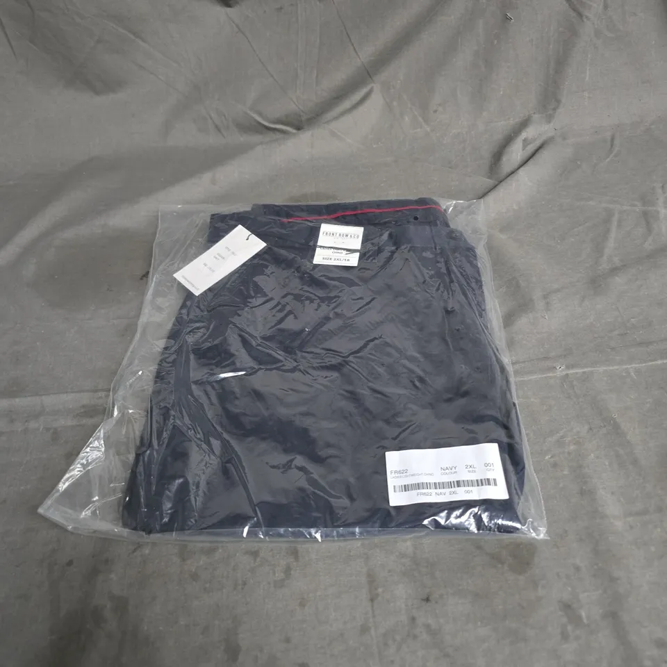 FRONT ROW & CO LADIES LIGHTWEIGHT CHINO IN NAVY SIZE 2XL