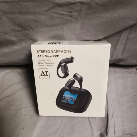 A16 MINI PRO STEREO EARPHONES β SEALED BOXED