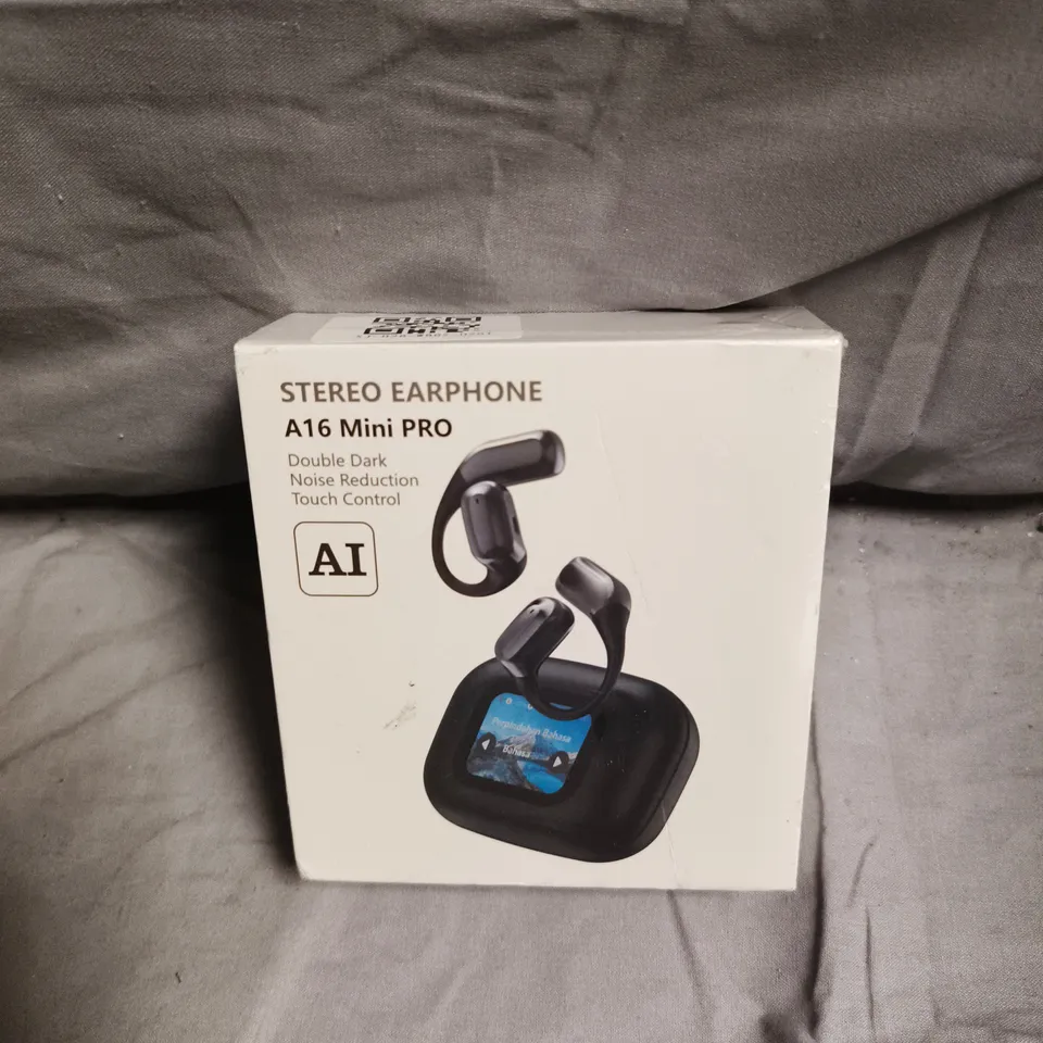 A16 MINI PRO STEREO EARPHONES – SEALED BOXED