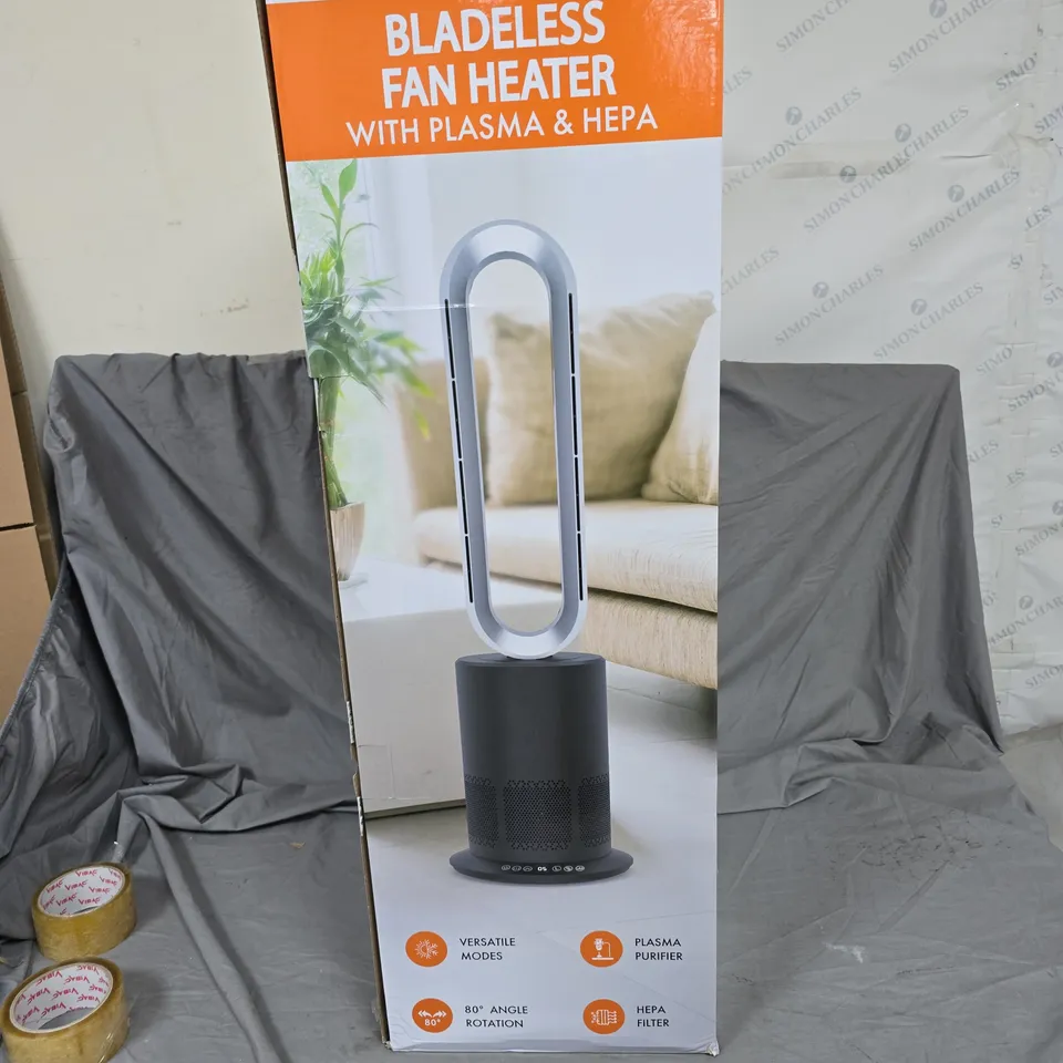HOMESMART BLADELESS FAN HEATER WITH PLASMA & HEPA FILTER – BOXED