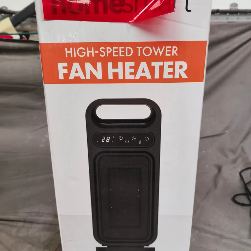 HOMESMART HIGH-SPEED TOWER FAN HEATER – BOXED