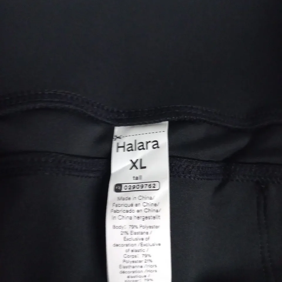 HALARA BLACK TROUSERS, SIZE XL
