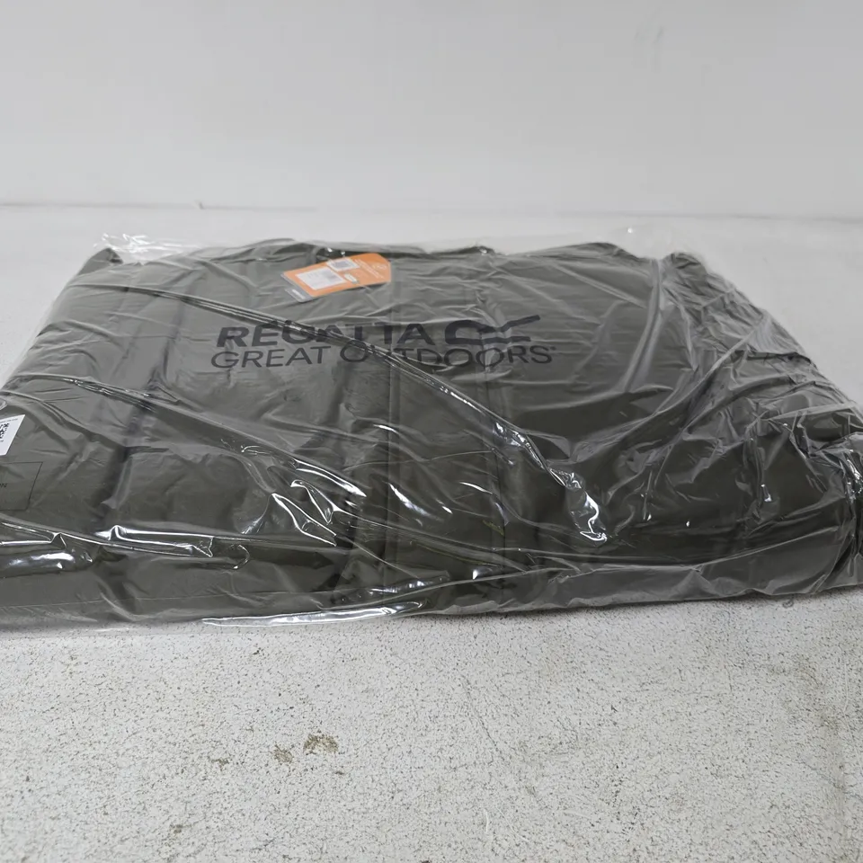 BOX OF APPROXIMATELY 8 BRAND NEW REGATTA RHODO COAT - DARK KHAKI - SIZE L