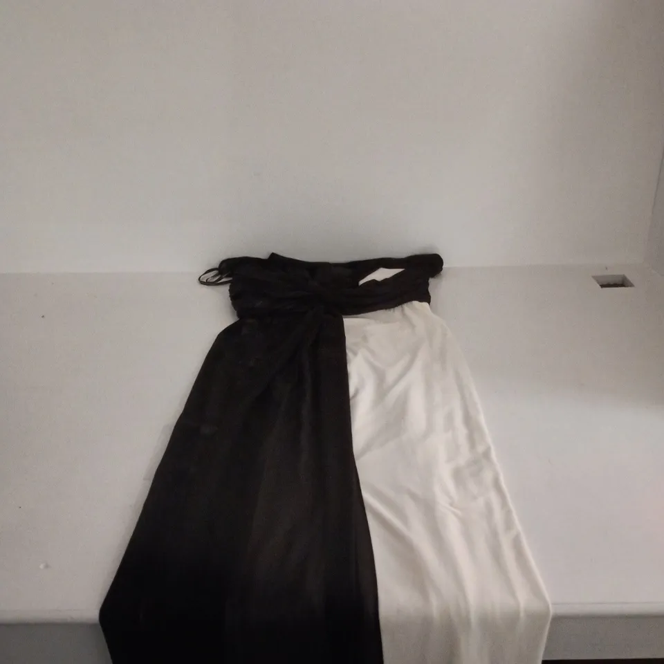 FRANK LYMAN BLACK/WHITE DRESS UK 12