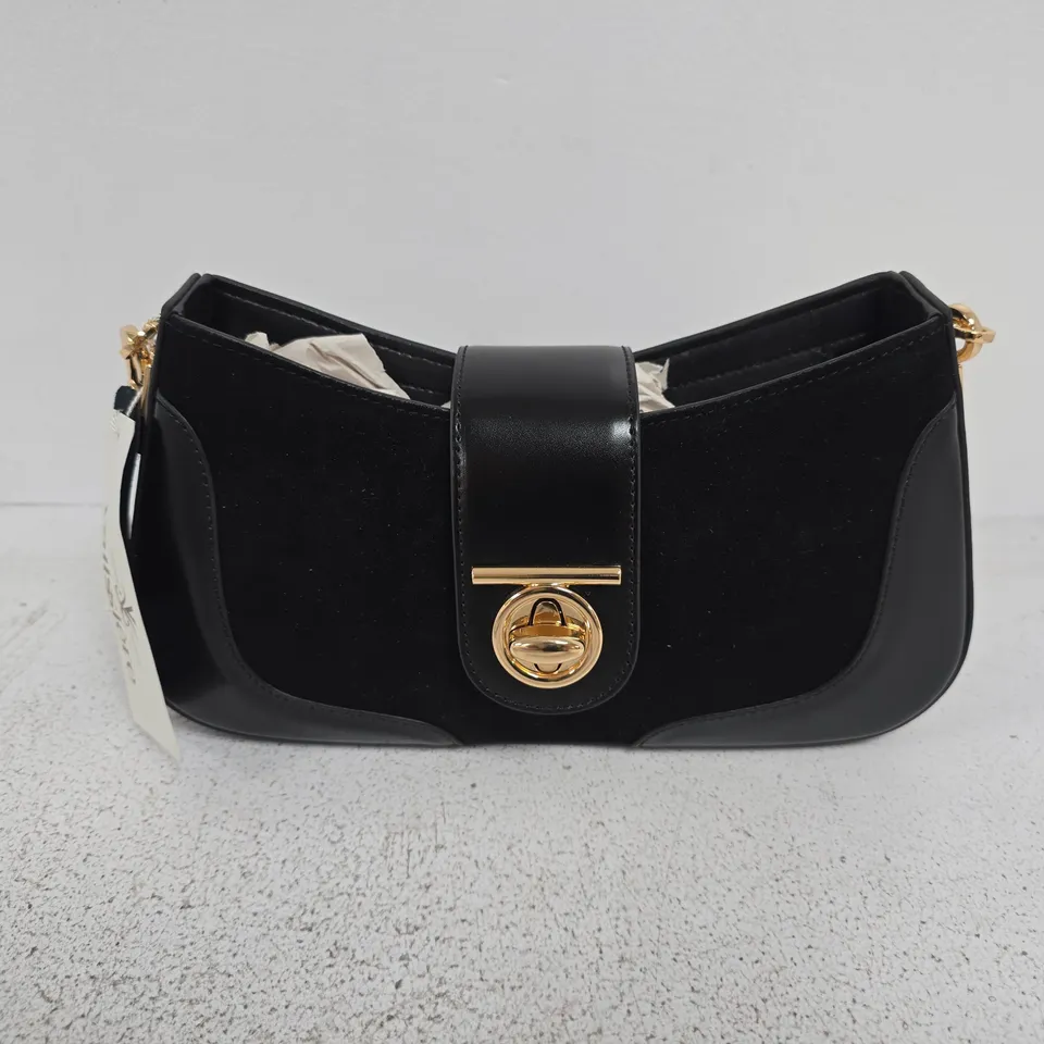 VALISSIERE SLEEK BLACK SHOULDER BAG