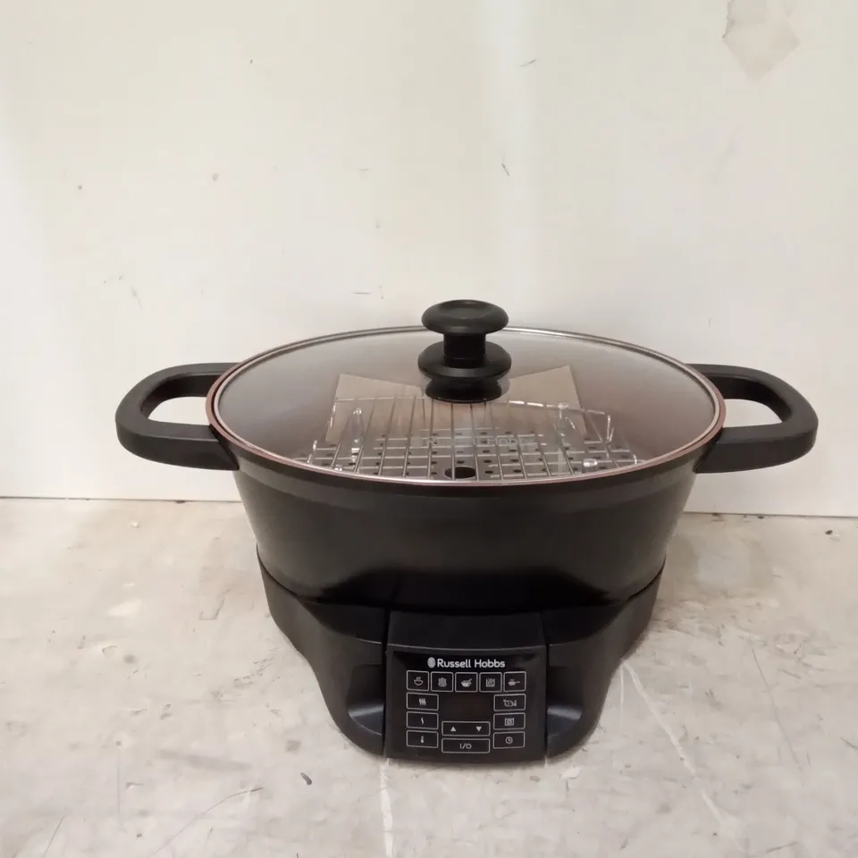BOXED RUSSELL HOBS GOOD TO GO MULTI-COOKER