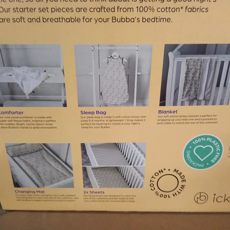 BOXED THE COSMIC AURA 6-PIECE BABY ROOM SET IN GREY