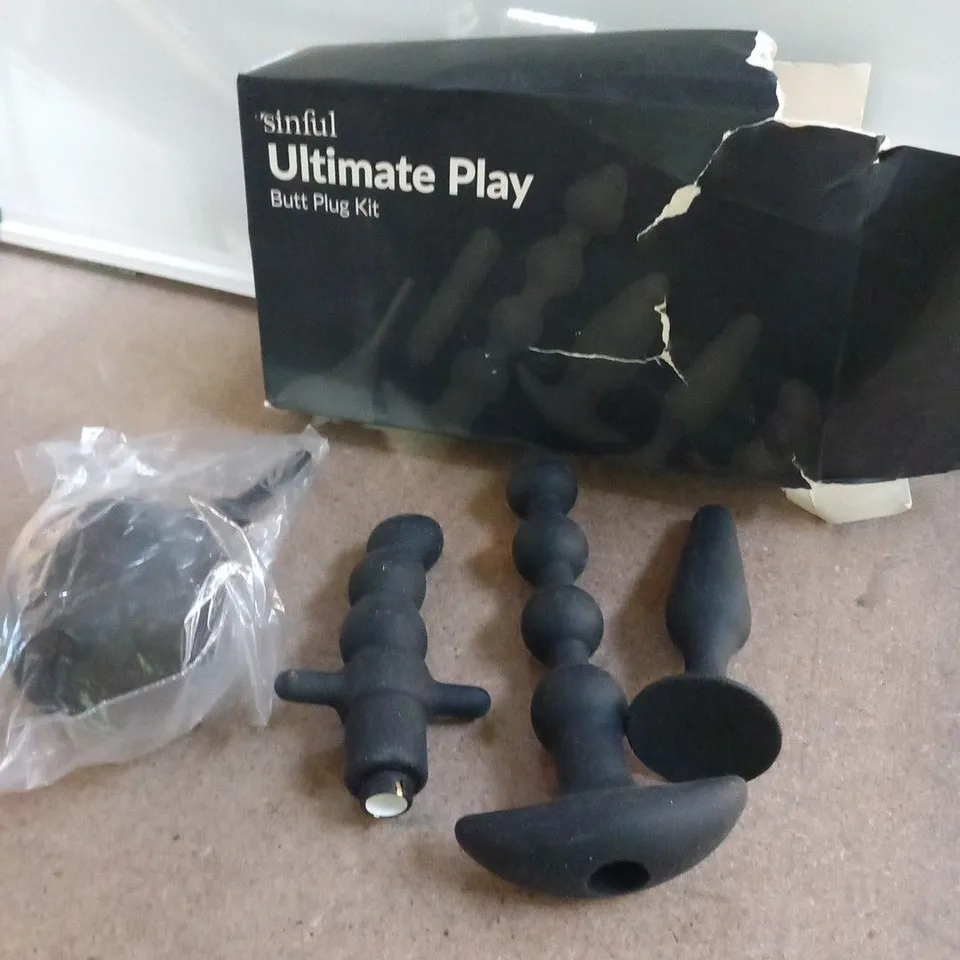 SINFUL ULTIMATE PLAY BUTT PLUG KIT