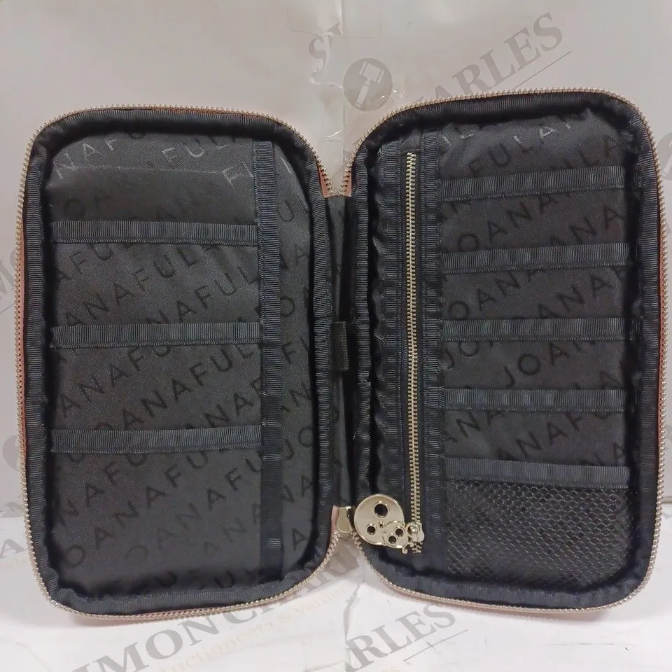 BOX OF APPROX 6 JOANA FULANA TROPIC FLORAL PREMIUM COLLECTION PINK STORAGE BAGS	