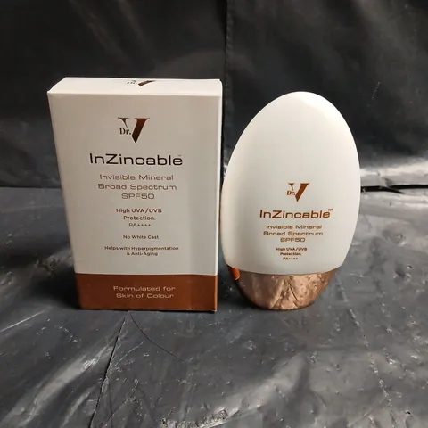 DR. VANITA RATTAN INZINCABLE INVISIBLE MINERAL BROAD SPECTRUM SPF50 SUNSCREEN - 50ML