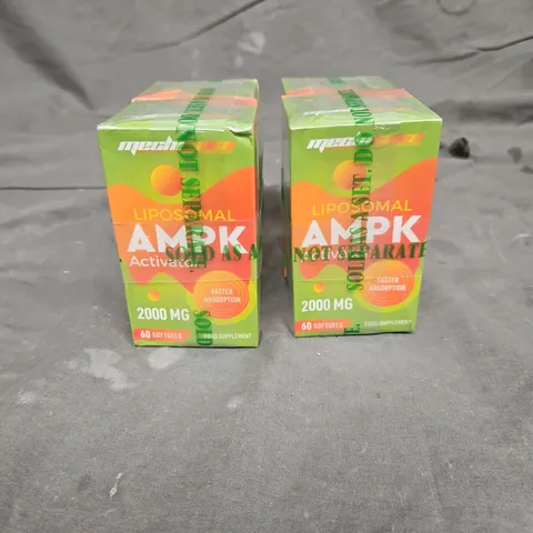 LOT OF 4 MECHICOCO LIPOSOMAL AMPK ACTIVATOR 2000MG FOOD SUPPLEMENT 60 SOFTGELS