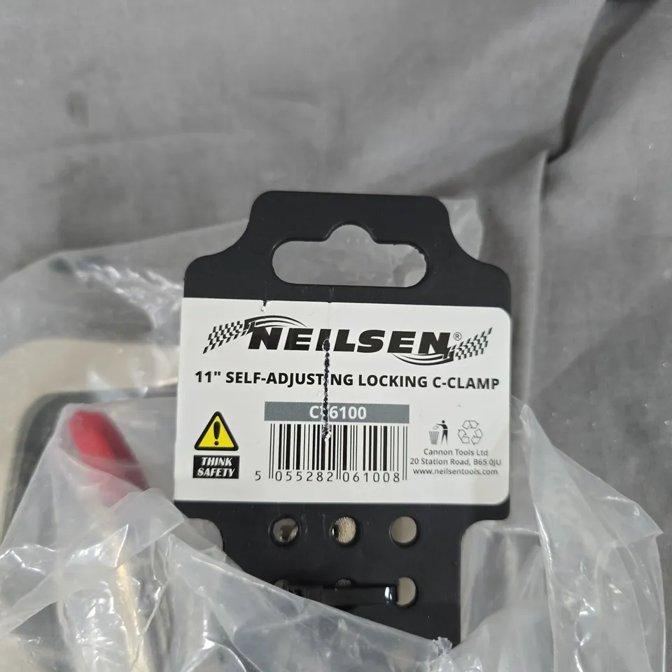 PACK OF 2 11" SELF AJUSTING C CLAMPS