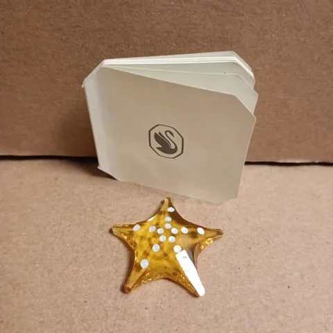 SWAROVSKI CRYSTAL SOCIETY (SCS) IDYLLIA YELLOW STARFISH