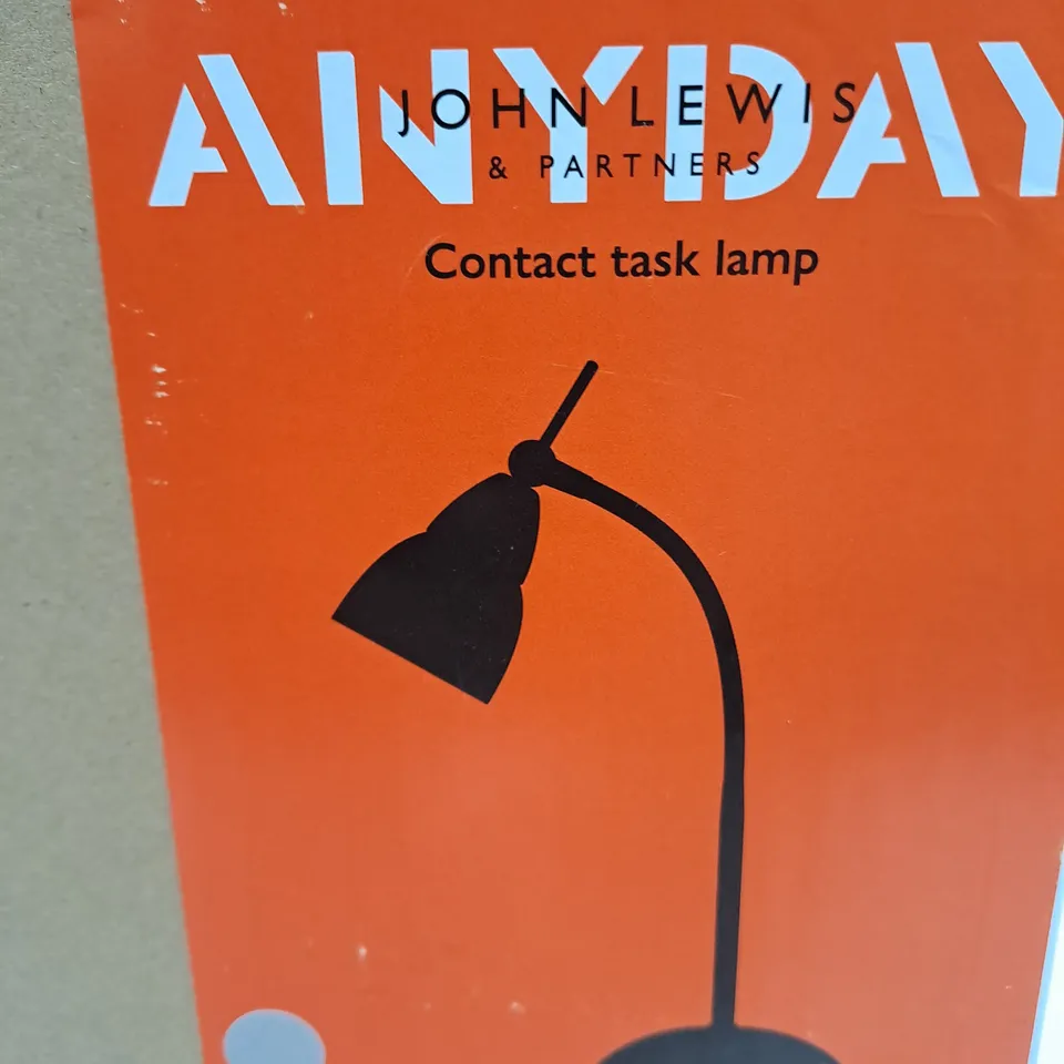 BOXED JOHN LEWIS CONTACT TASK LAMP 