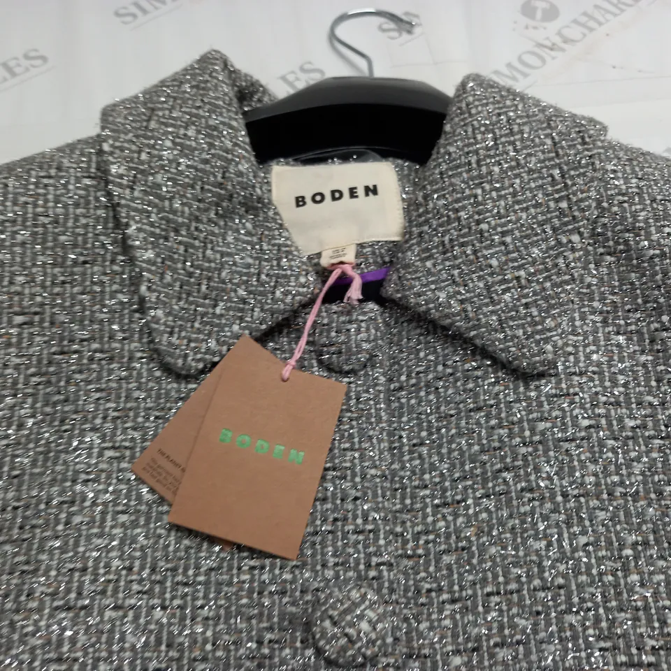 BODEN BUTTON FROMT COLLARED CARDIGAN - UK 12