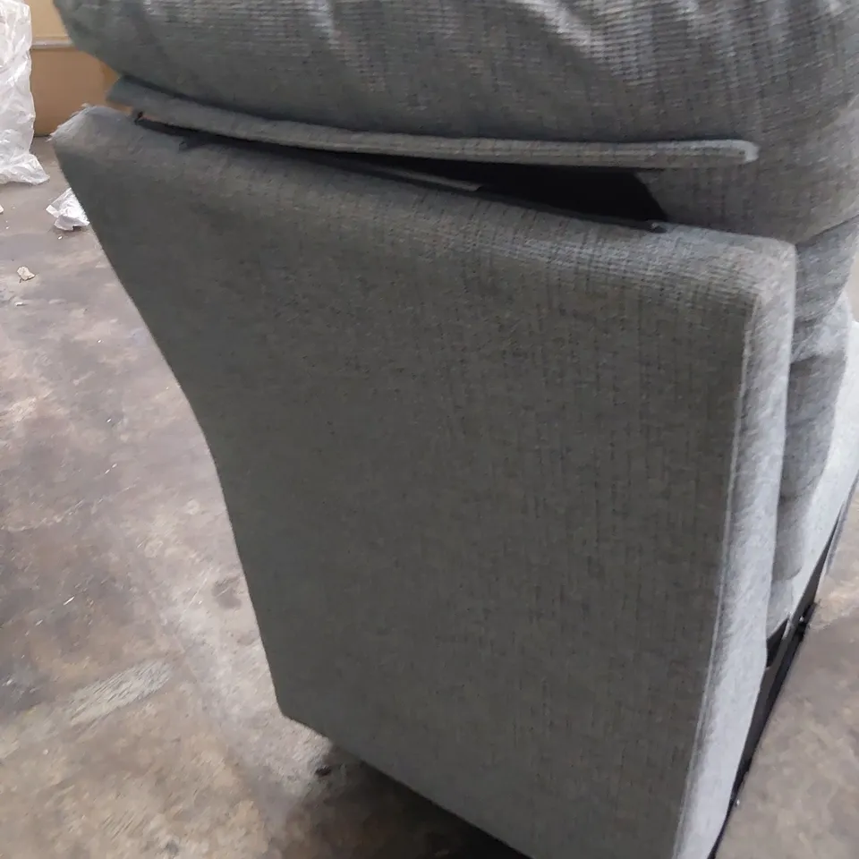 QUALITY BRITISH DESIGNER G PLAN ARMLESS UNIT GREY FABRIC