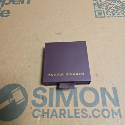 MONICA VINADER GOLD-TONE NECKLACE WITH SMALL GEM PENDANT – BOXED