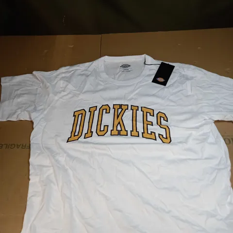 DICKIES LOGO PRINT T-SHIRT SIZE L