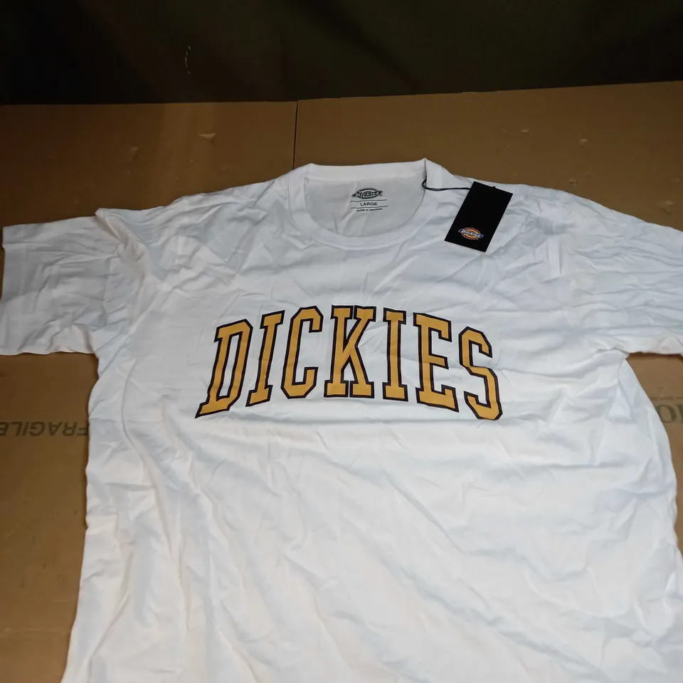 DICKIES LOGO PRINT T-SHIRT SIZE L