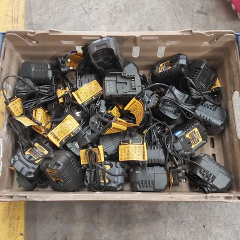 APPROXIMATELY 20x DEWALT DCB1102 XR LI-ION BATTERY CHARGERS 