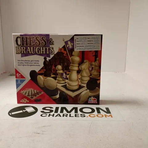Abba Games Chess & Draughts – Boxed Board Game