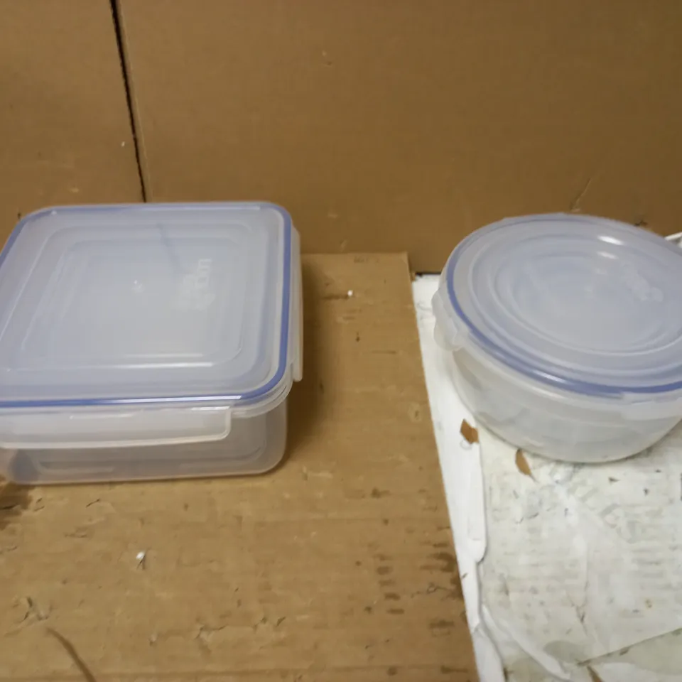 LOCK & LOCK 10PC ROUND & SQUARE 100ML-2.1L CONTAINER SET