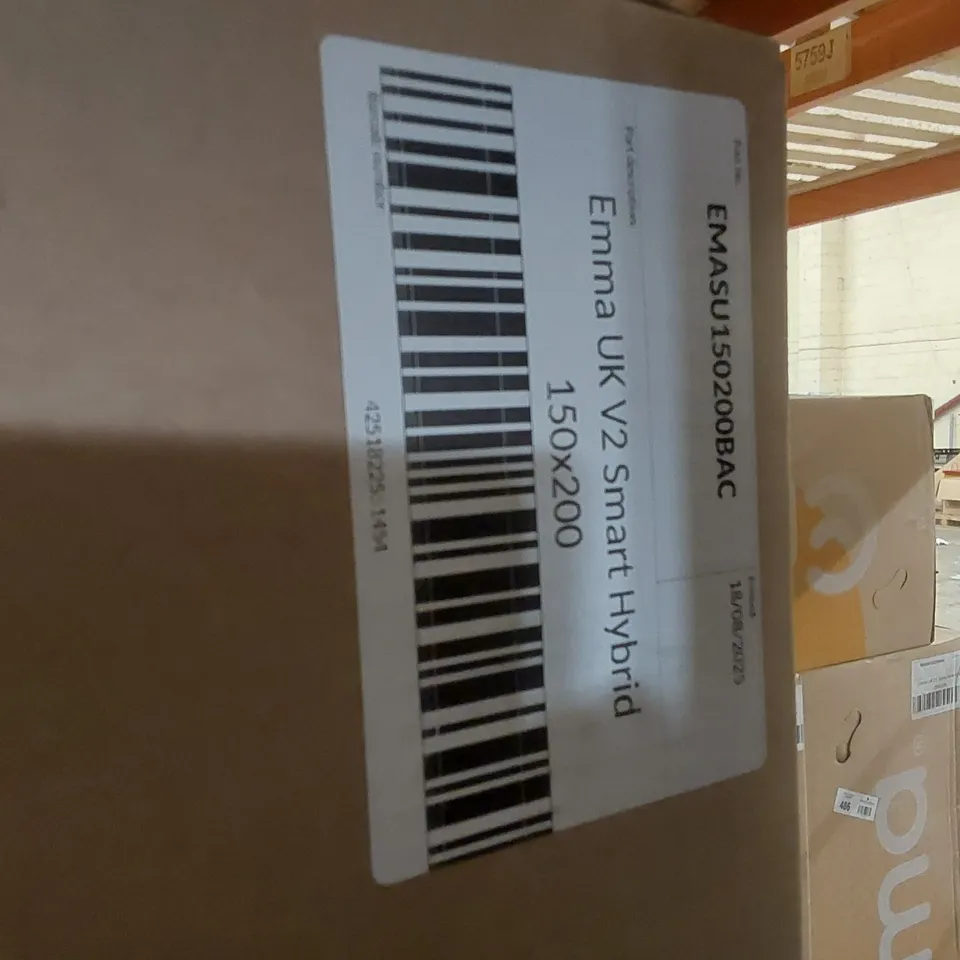 BRAND NEW BOXED EMMA UK V2 SMART HYBRID 150 x 200CM KING SIZE MATTRESS 