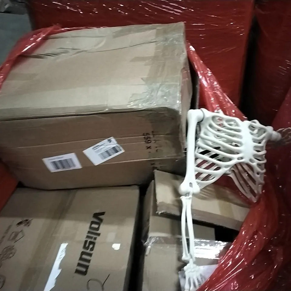 PALLET OF ASSORTED PRODUCTS AND HOUSEHOLD GOODS TO INCLUDE;INFLATABLE TENT,ELLIPTICAL MACHINE