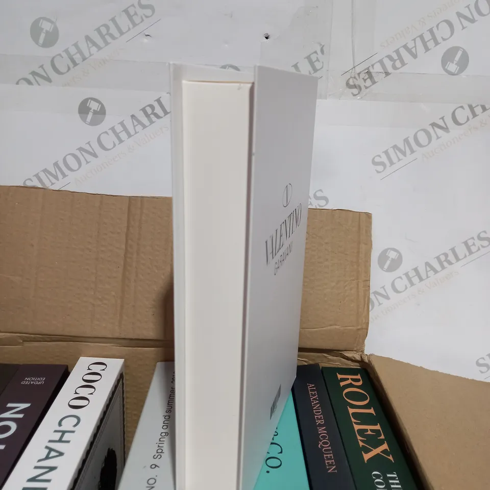 BOX OF 9 ASSORTED FAKE BOOKS 