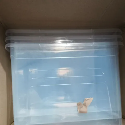 BOX OF 3 STORAGE BOXES 