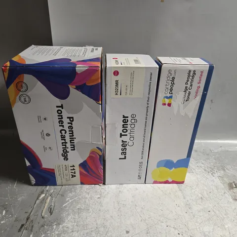 BOX OF APPROXIMATELY 10 ASSORTED TONER CARTRIDGES