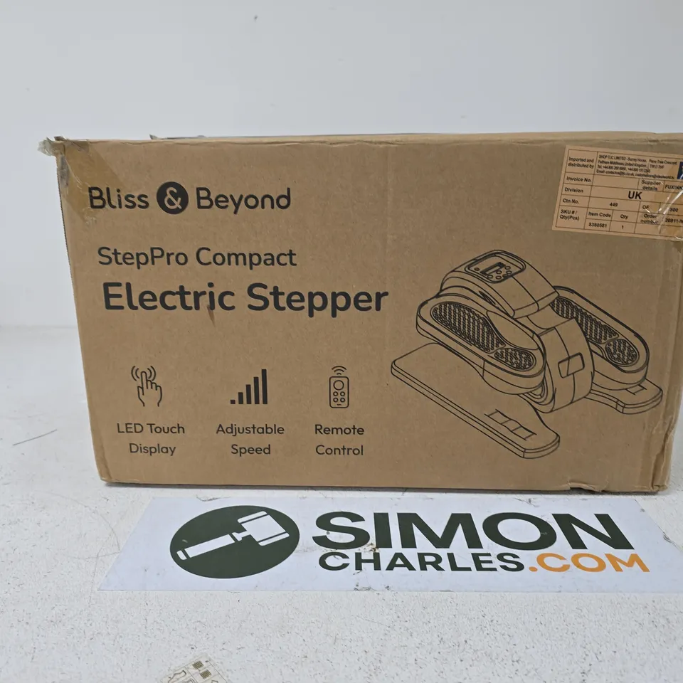 BLISS & BEYOND STEPPRO COMPACT ELECTRIC STEPPER – BOXED