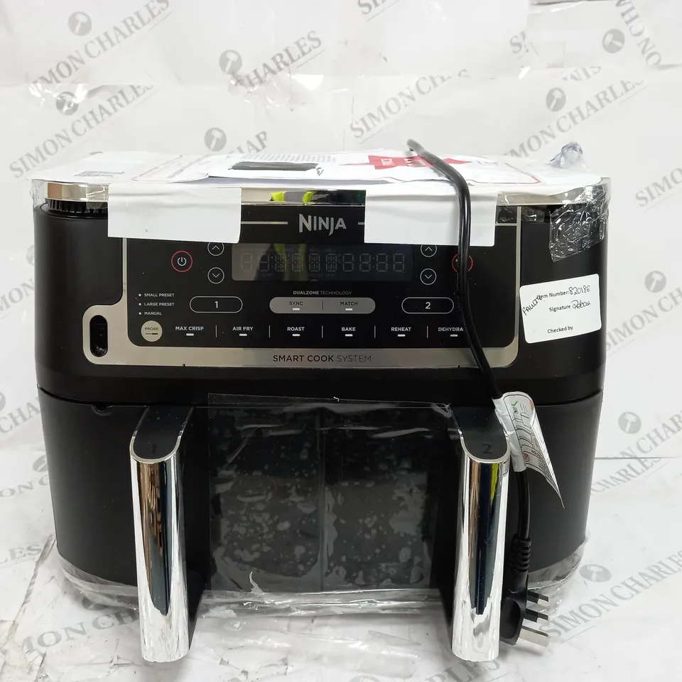 BOXED NINJA FOODI MAX 9.5L DUAL ZONE AIRFRYER AF451UK