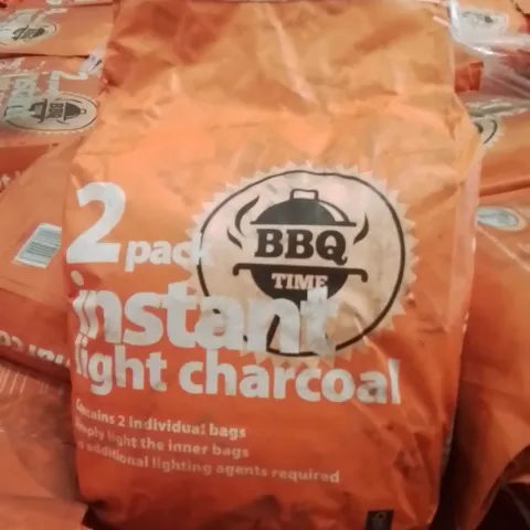 PALLET CONTAINING APPROXIMATELY 100 BRAND NEW 2 PACK INSTANT LIGHT CHARCOAL BAGS