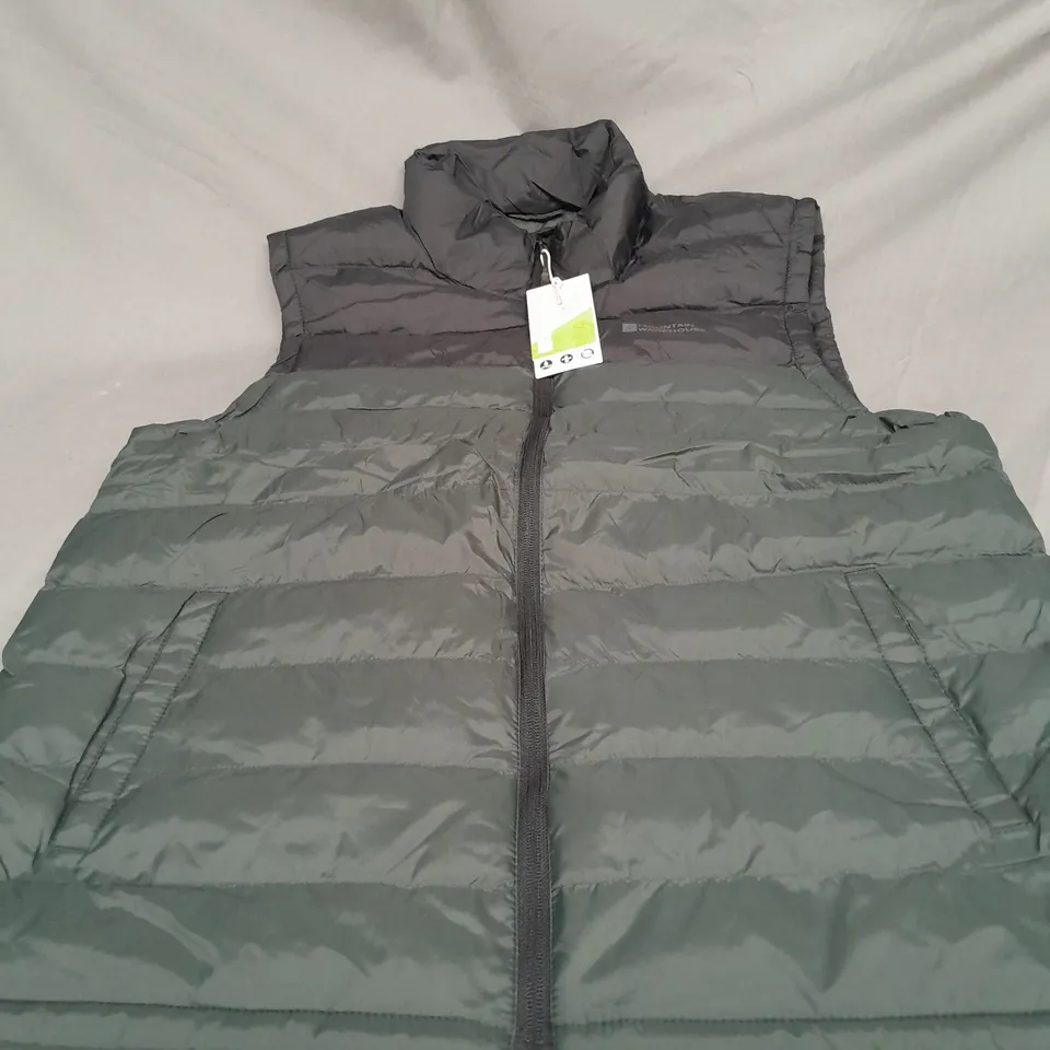 MOUNTAIN WAREHOUSE SEASON 2 PADDED GILET IN GREEN SIZE L