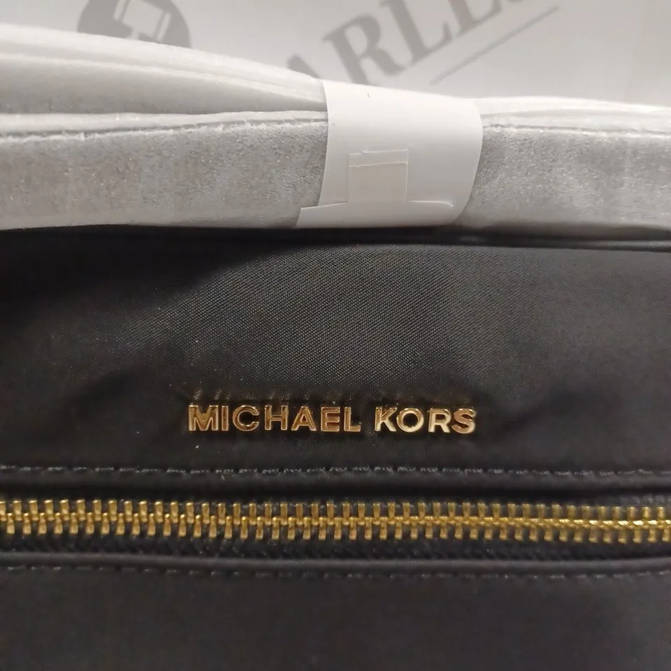 MICHAEL KORS WOMEN'S JET BAG IN BLACK AND GOLD