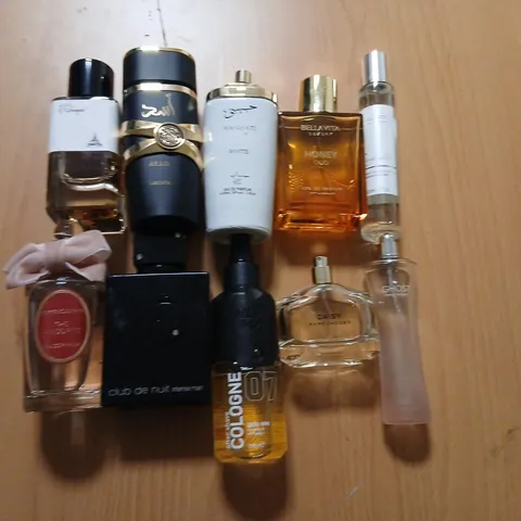 APPROXIAMTELY 10 ASSORTED UNBOXED FRAGRANCES