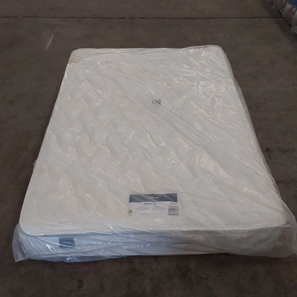 QUALITY BAGGED 4'6" DOUBLE SILENTNIGHT MIRACOIL SPRUNG PIPPA ULTIMATE PILLOWTOP FIRM MATTRESS RRP £429