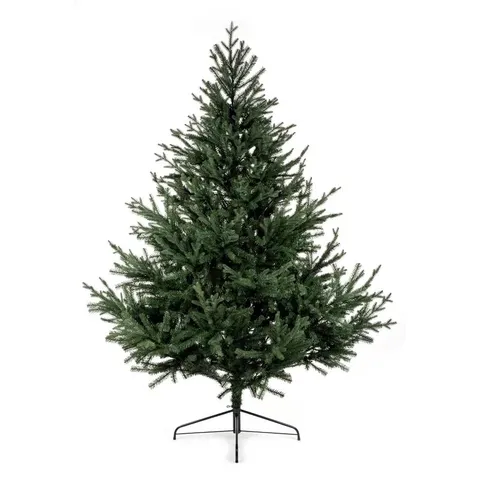 BOXED 6FT ARTIFICIAL GLENSHEE SPRUCE CHRISTMAS TREE WITH STAND 