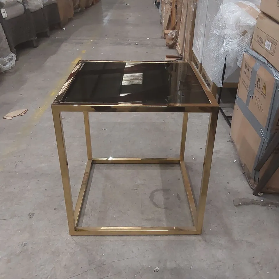 GALLERY INTERIORS SANTORINI SIDE TABLE GOLD