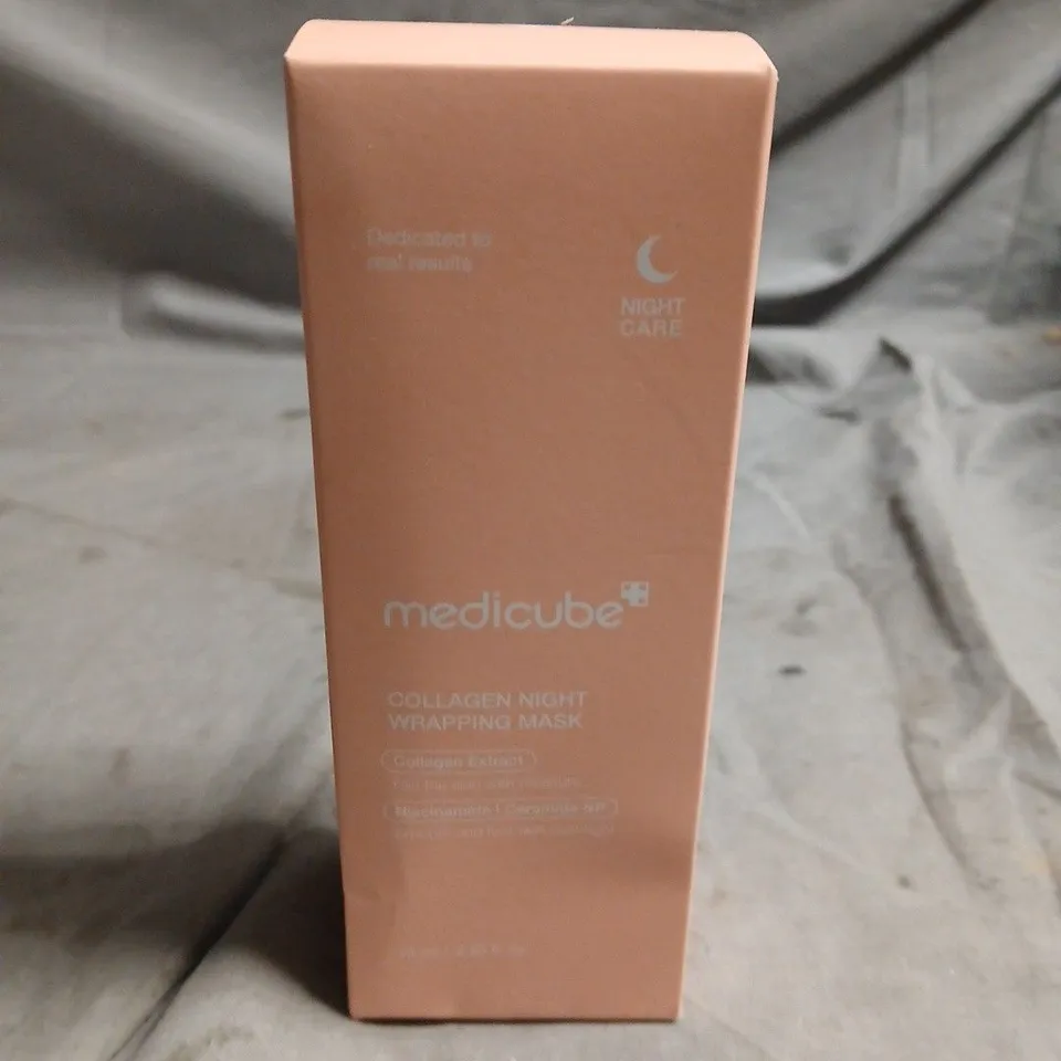 MEDICUBE COLLAGEN NIGHT WRAPPING MASK – BOXED FACIAL SKINCARE 75ML