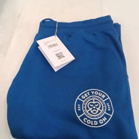 BOX OF BRASS MONKEY JOGGERS - BLUE SIZE L APPROXIMATELY 10